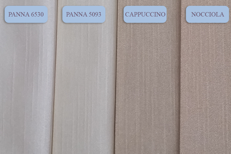 Panna, Cappuccino & Nocciola