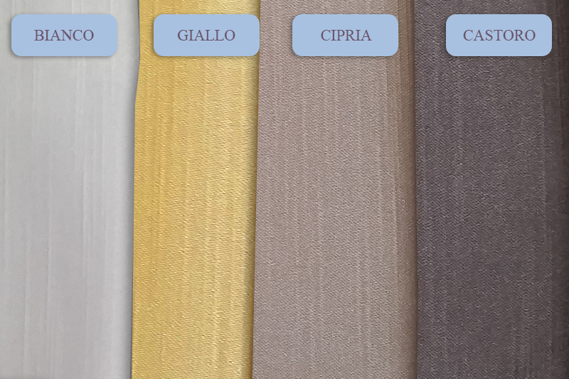 Bianco, Giallo, Cipria & Castoro